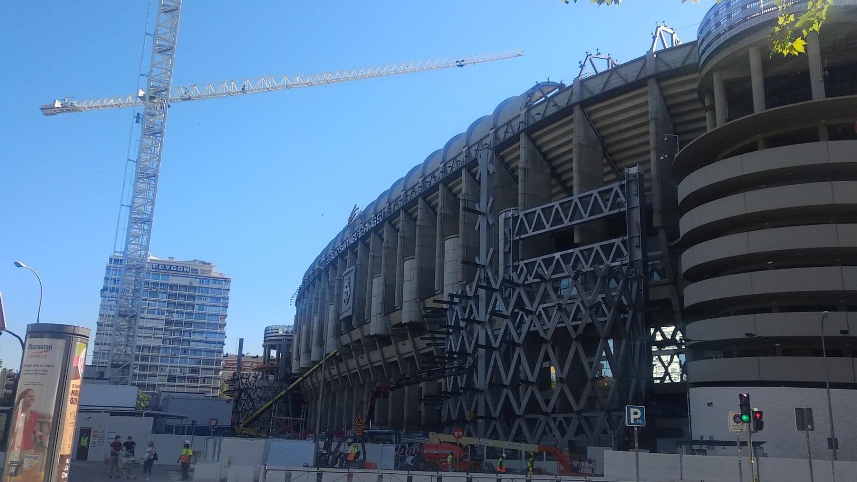 Las obras del Santiago Bernabéu