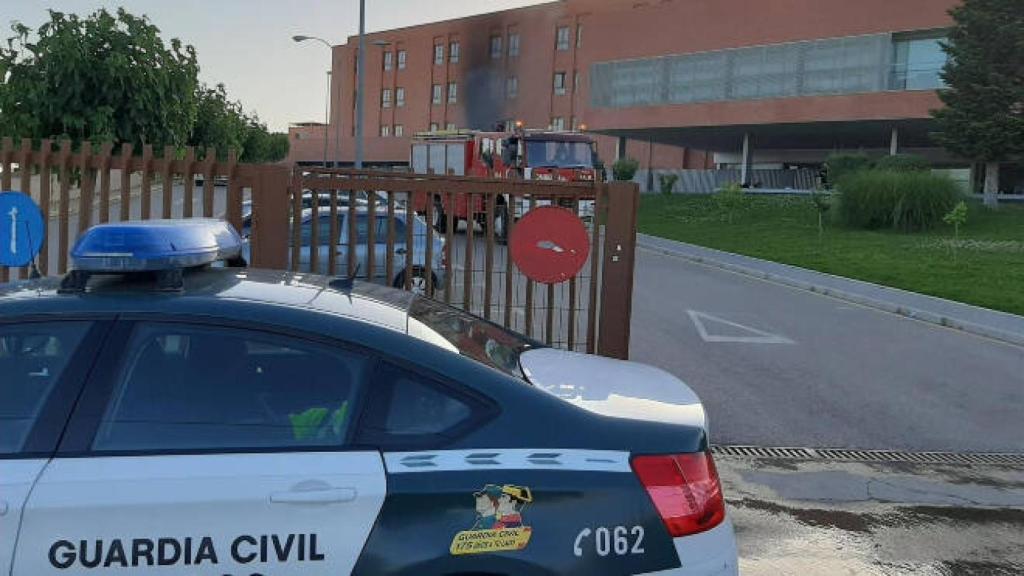 Parte del hospital de Hellín quedó dañada por un incendio ocurrido el pasado jueves