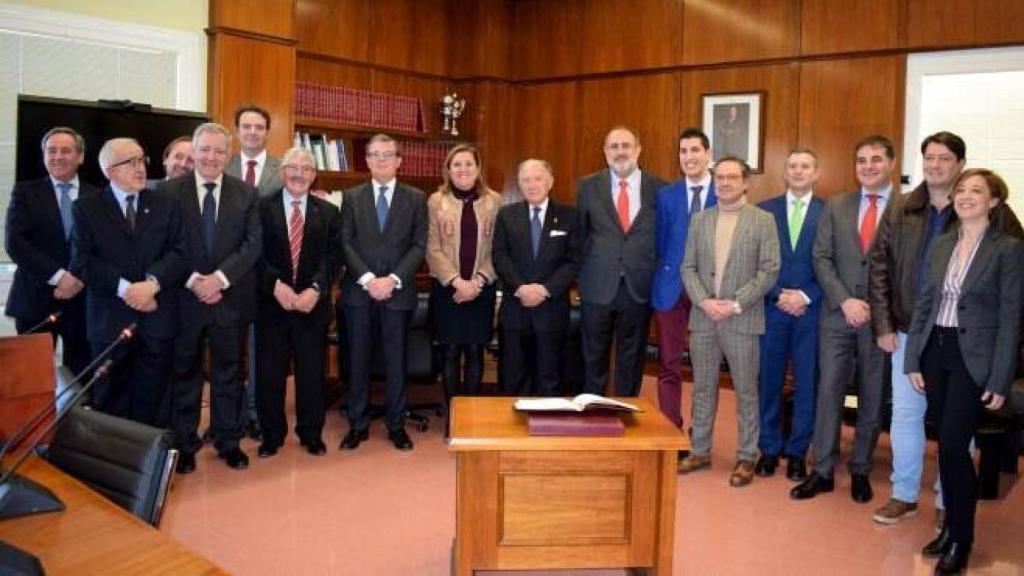 Foto de archivo del Consejo Social de UCLM,, que preside Félix Sanz Roldán