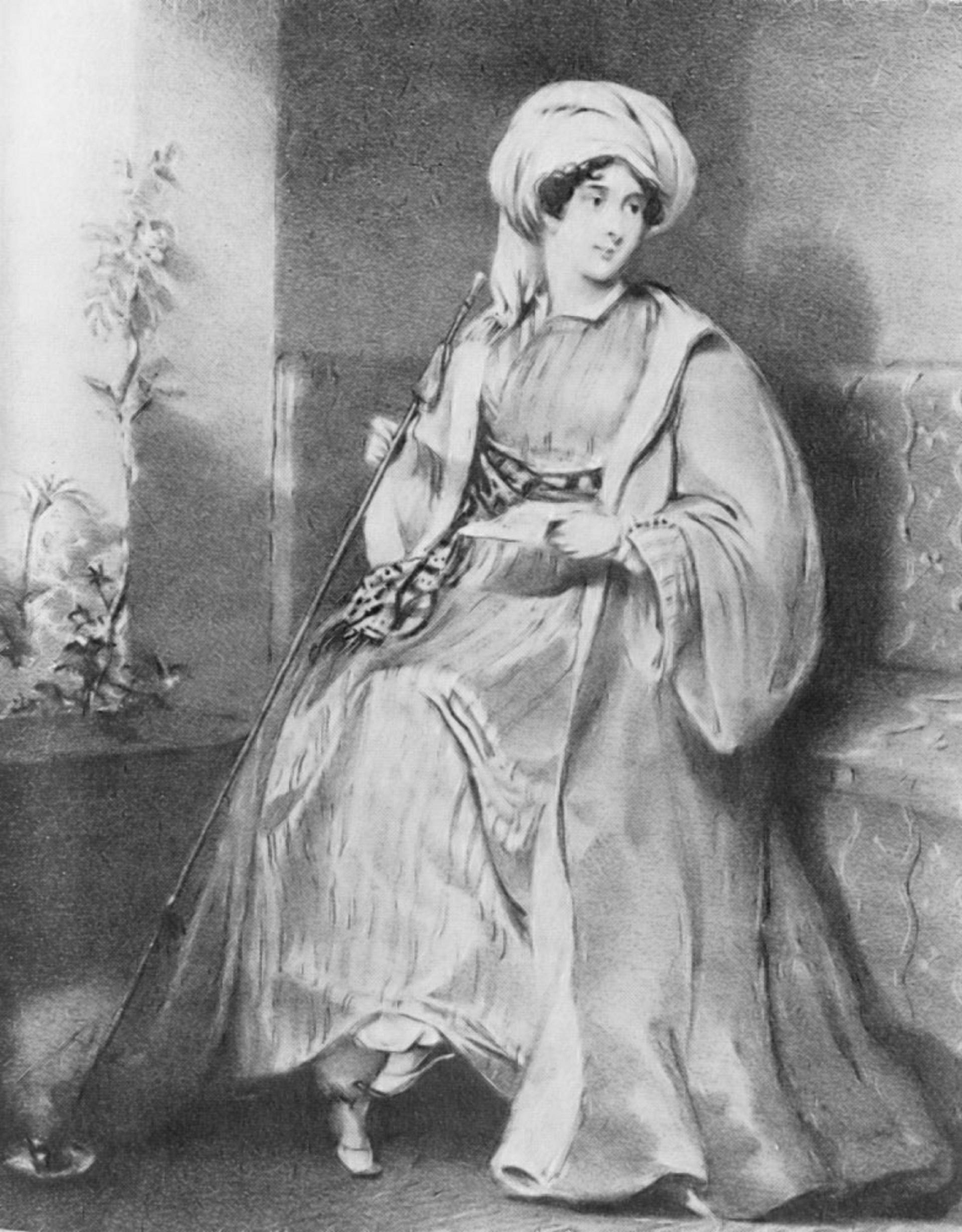 Lady Hester Stanhope en una imagen de Wikipedia.