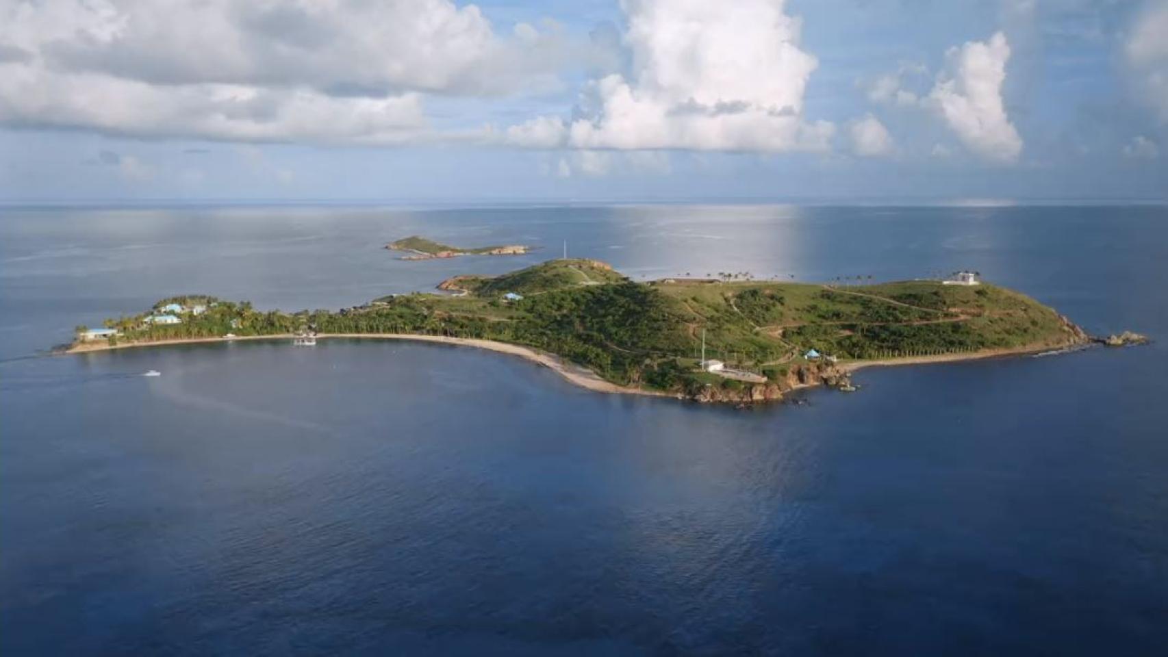 Una de las islas privadas de Jeffrey Epstein.