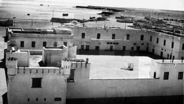 Villa Cisneros (Sáhara Occidental), en la época en que era colonia española./