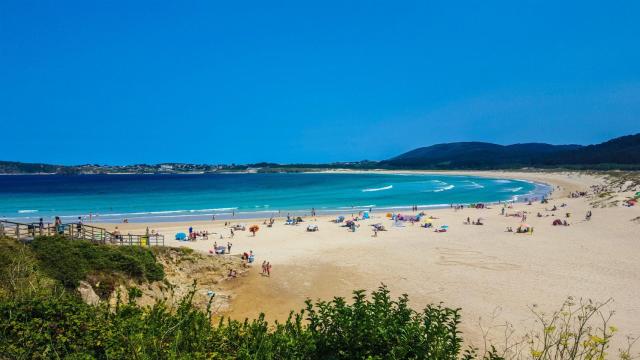 Playa de San Xurxo, en Ferrol.