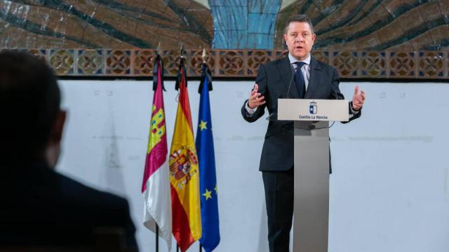 Emiliano García-Page, este viernes en Molina de Aragón. Foto: JCCM