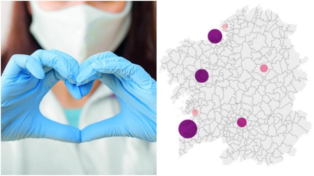 Coronavirus: 5 positivos mas en Galicia y 311 casos activos tras 22 altas en A Coruña