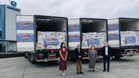 Gadis entrega 48 toneladas de productos a 11 bancos de alimentos, como el de A Coruña