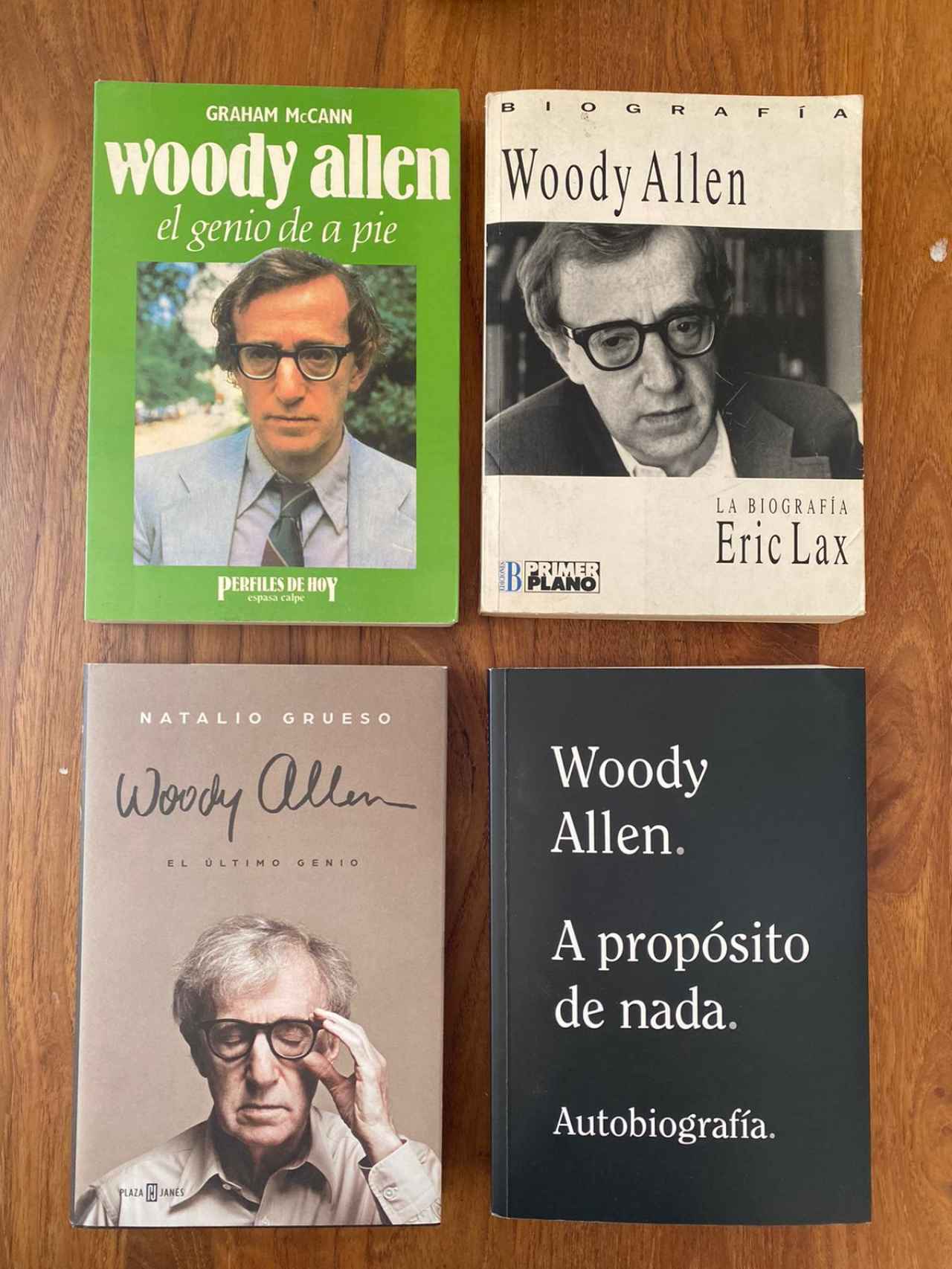 Allen a cuatro manos, tres biografías y la suya.
