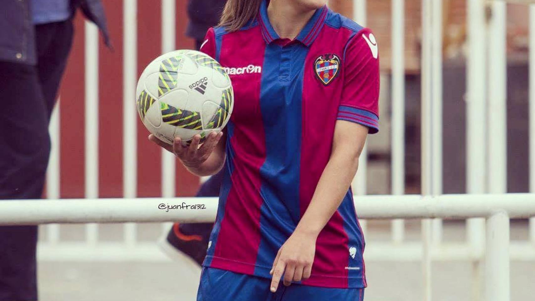 Laura Gutiérrez, durante un partido con el Levante