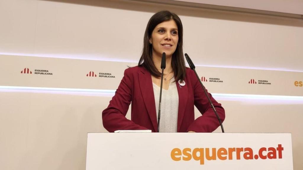 La portavoz y secretaria general de ERC, Marta Vilalta. Efe