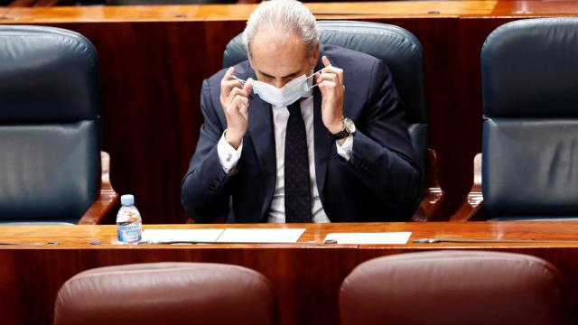 Enrique Ruiz Escudero, consejero de Sanidad de la Comunidad de Madrid.