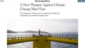 El New York Times se fija en los eólicos marinos de Ferrol (A Coruña)