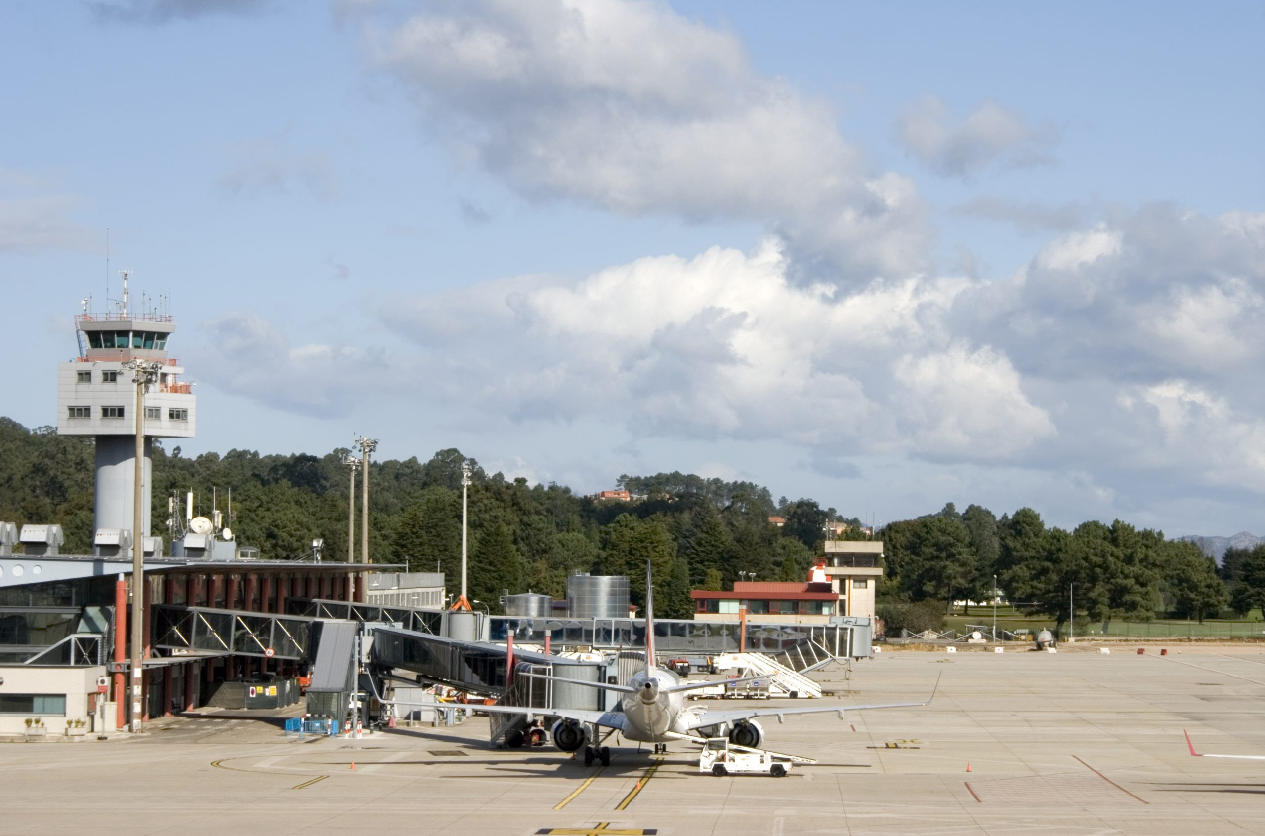 Aeropuerto de Peinador, en Vigo.