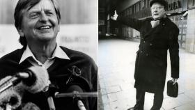 Olof Palme y Stig Engström.