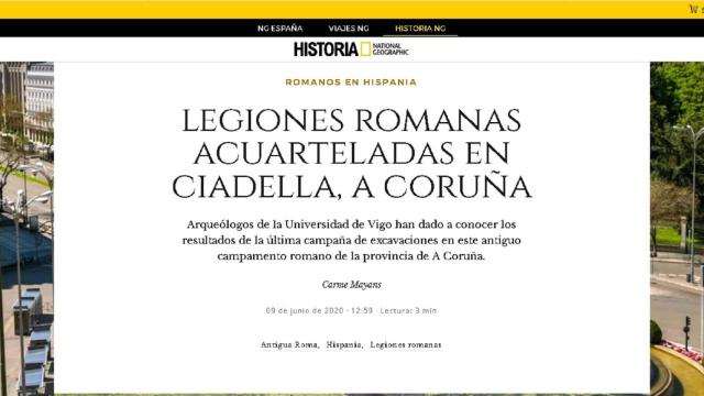 La Ciadella de Sobrado (A Coruña) protagoniza un artículo del National Geographic