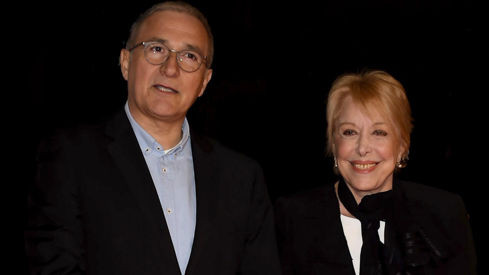 Xavier Sardà y su hermana Rosa.