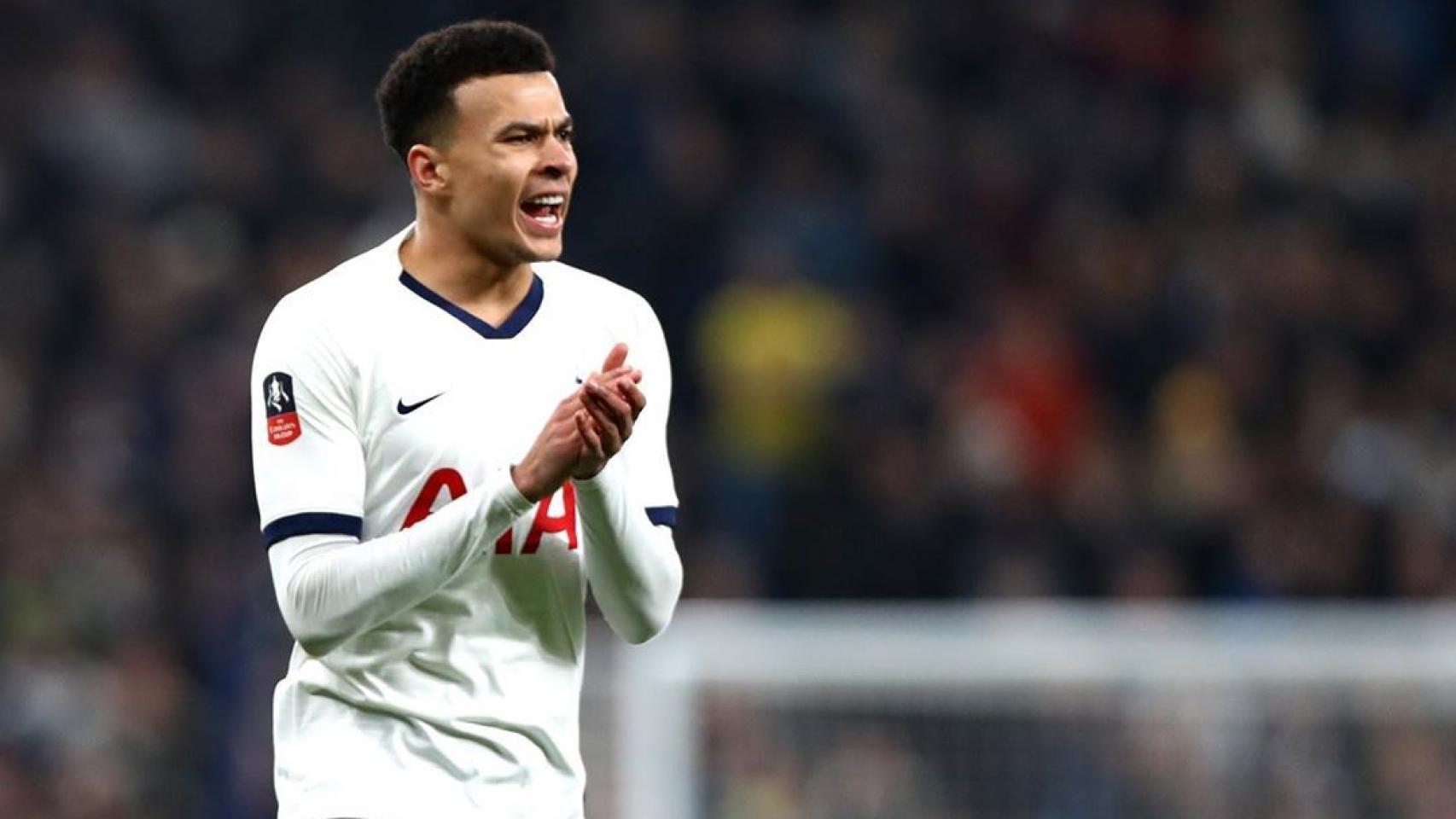 Dele Alli, durante un partido con el Tottenham