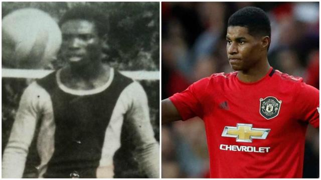 Michael Boye y Marcus Rashford