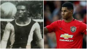 Michael Boye y Marcus Rashford