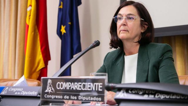 Cani Fernández, presidenta de la CNMC, durante su intervención ante la Comisión de Asuntos Económicos del Congreso, antes de asumir el cargo.