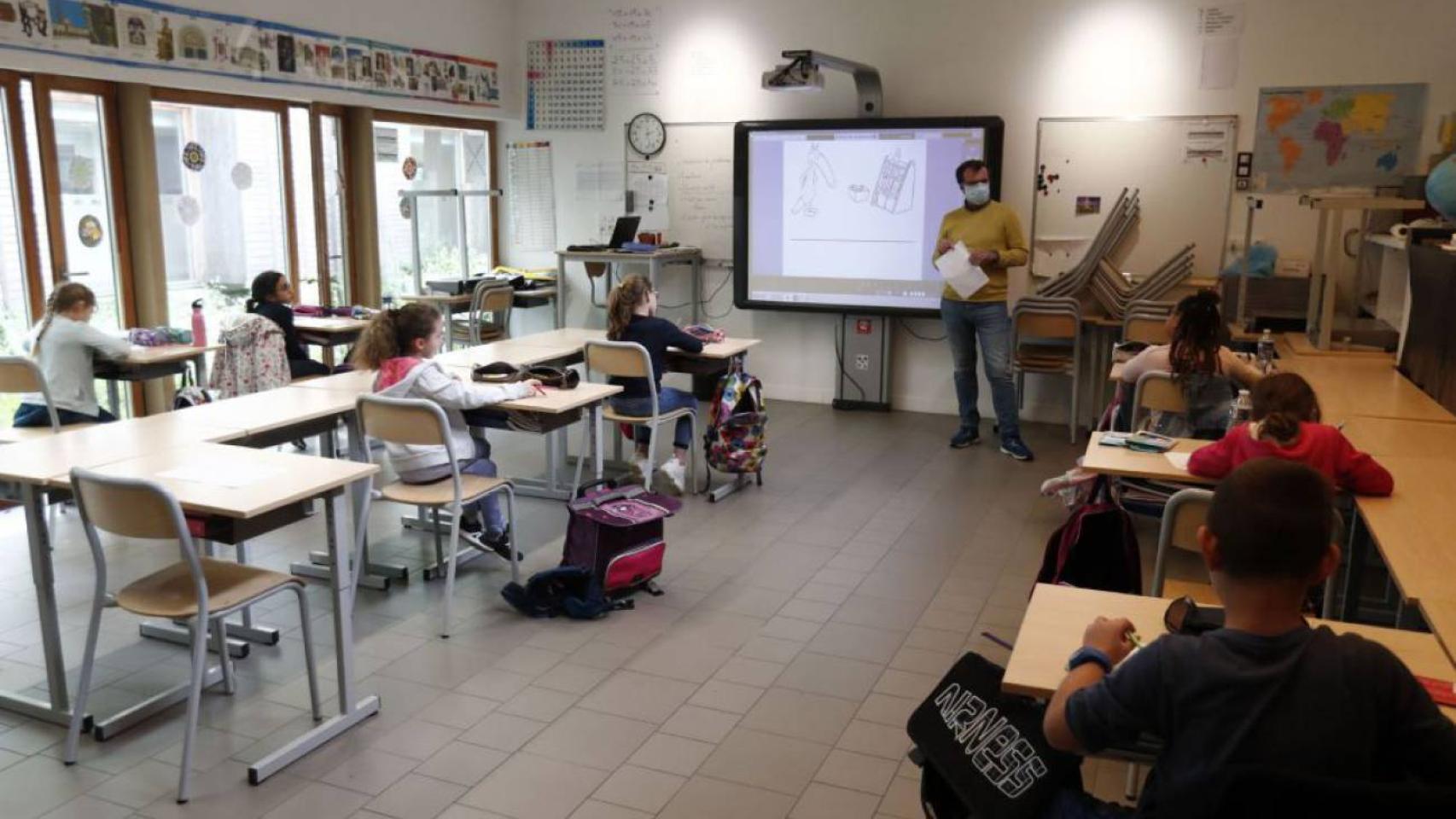 Un colegio en Nimes, al sur de Francia.