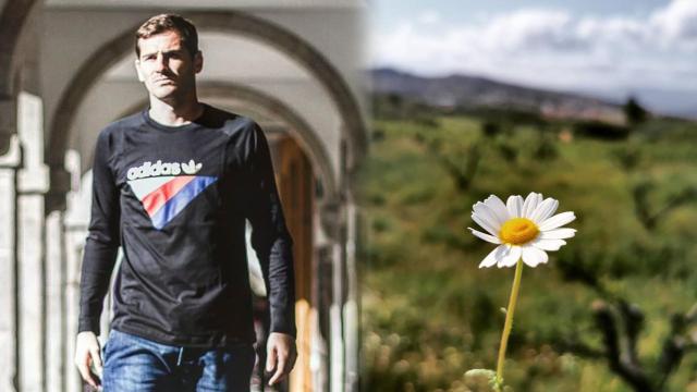 Iker Casillas y la margarita que subió a su cuenta de Instagram