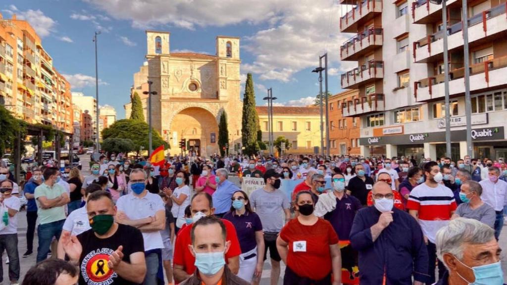 Imagen de la manifestación taurina de Guadalajara