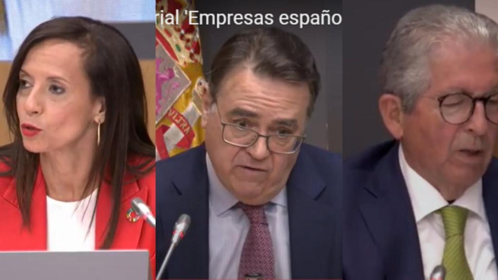 Beatriz Corredor, Antonio Llardén y José Luis López de Silanes.