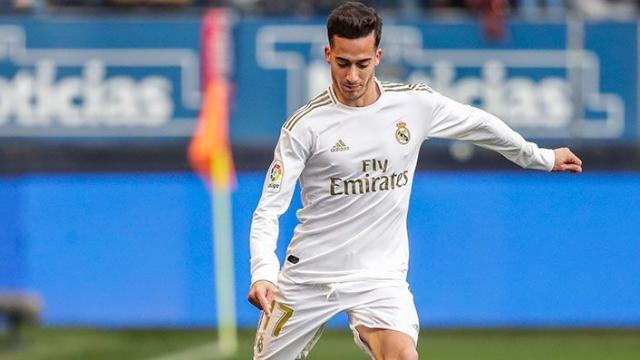 Lucas Vázquez, en un partido del Real Madrid