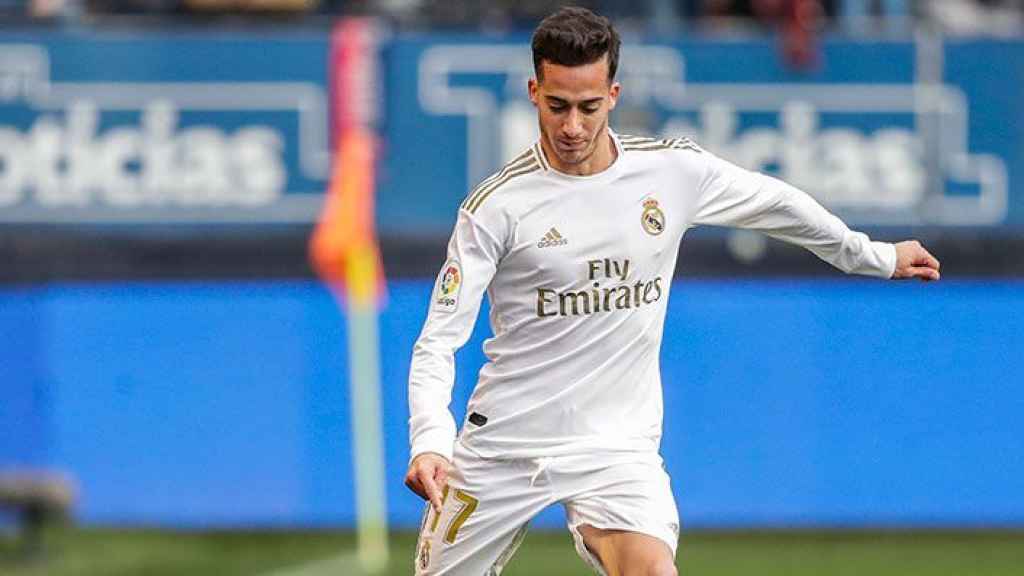 Lucas Vázquez, en un partido del Real Madrid