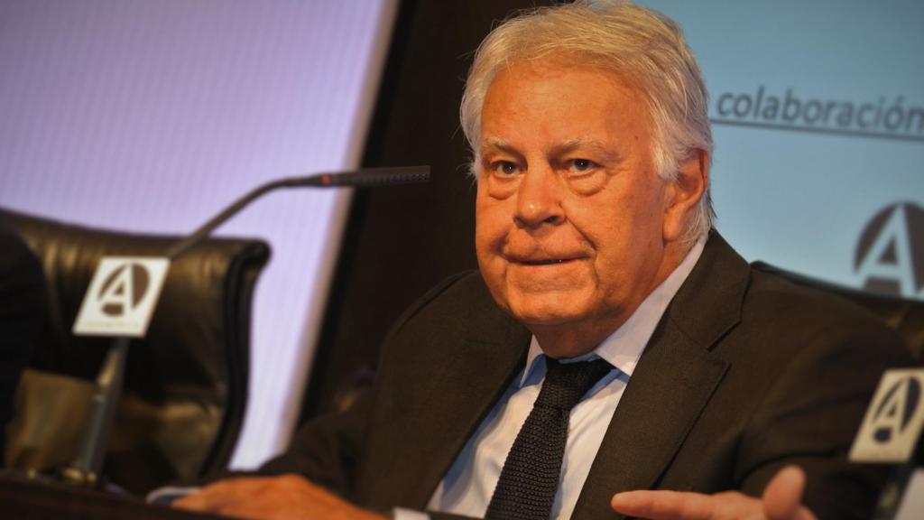 El expresidente Felipe González, en un acto de la Casa de América.