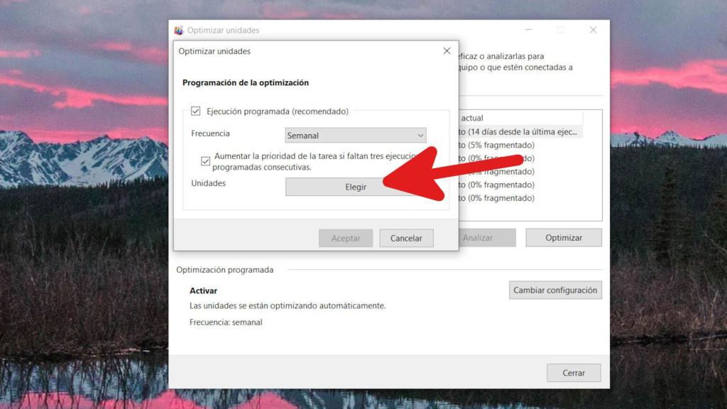 Cómo desactivar el mantenimiento de SSD en Windows 10