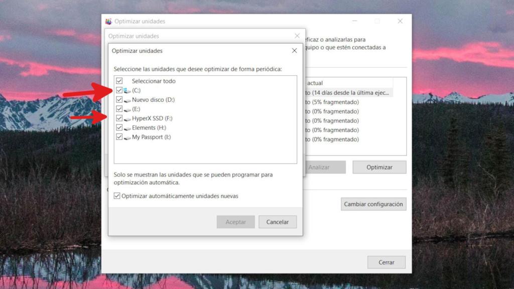 Cómo desactivar el mantenimiento de SSD en Windows 10