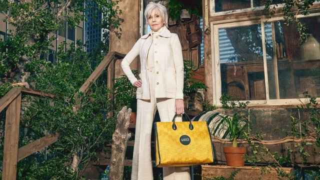 Jane Fonda, en su nueva campaña de Gucci.