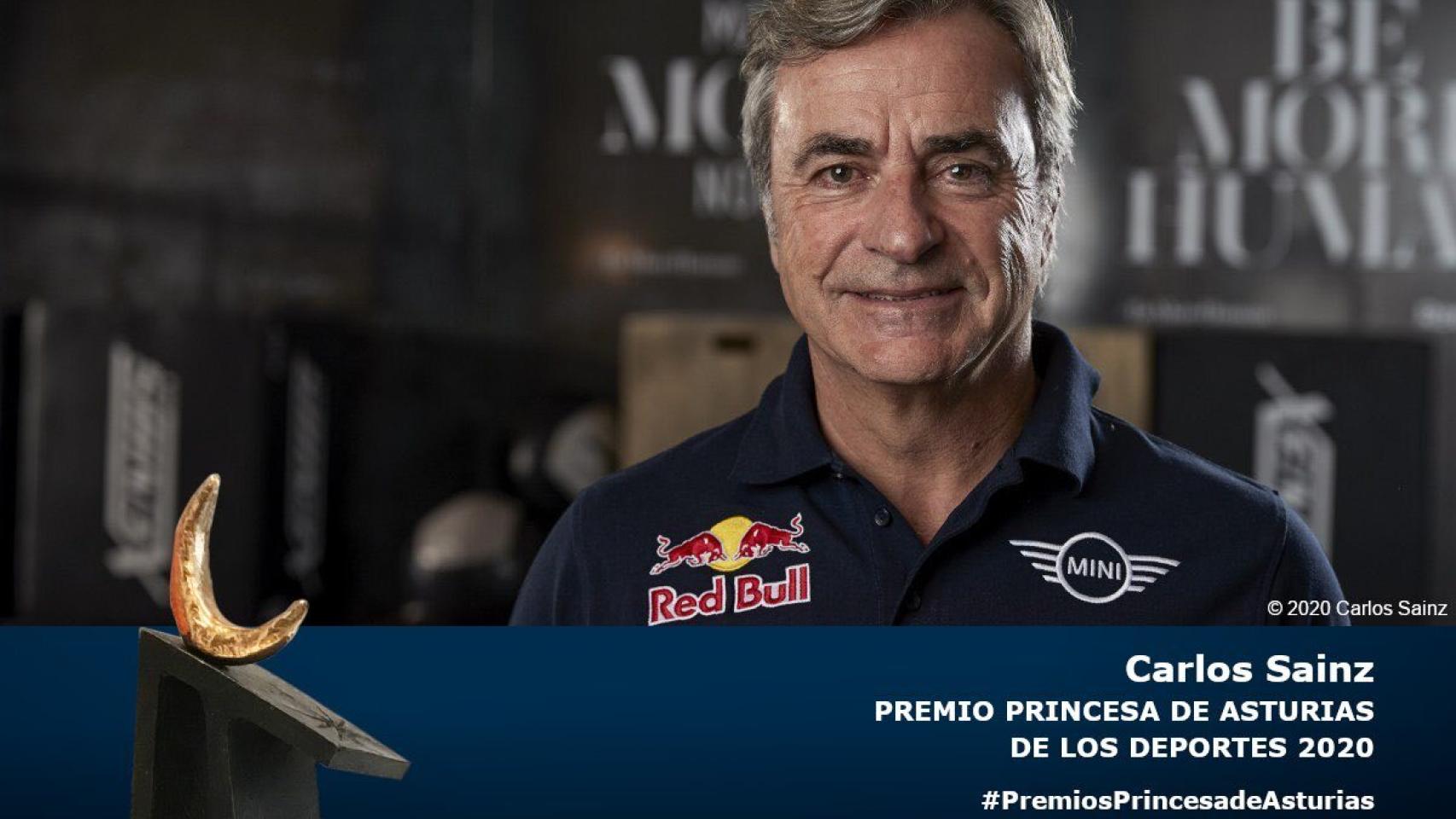 Carlos Sainz, Premio Princesa de Asturias de los Deportes 2020