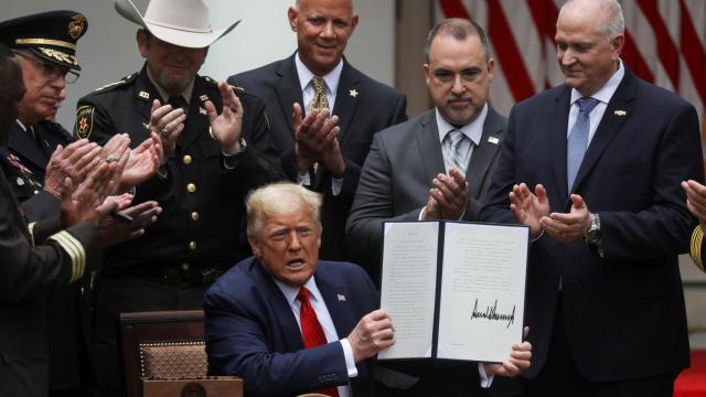 El presidente de EEUU, Donald Trump, este martes en la Casa Blanca.