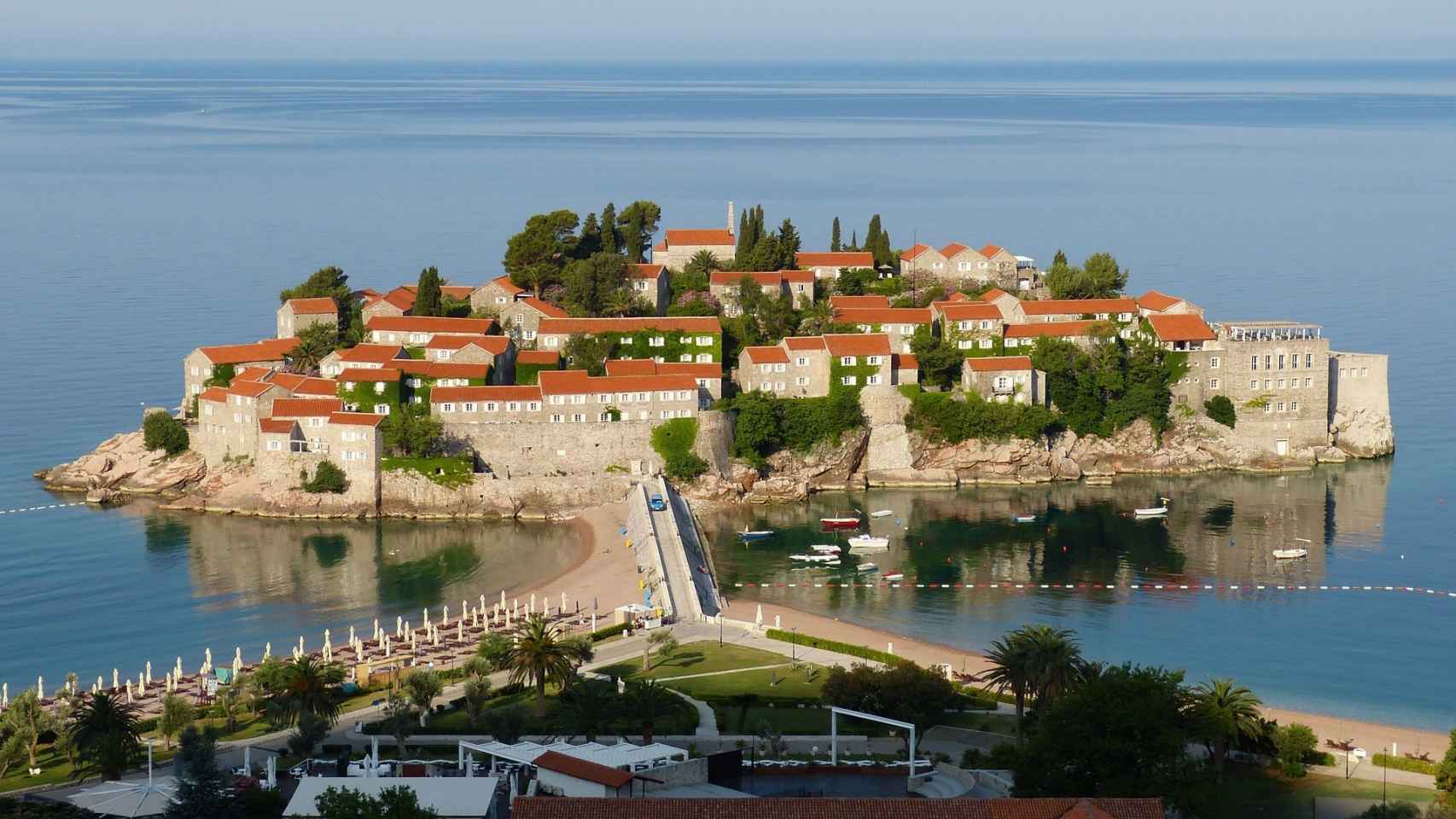 Budva, ciudad de Montenegro.