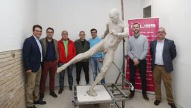 La estatua de Andrés Iniesta con la que la ciudad de Albacete le rinde homenaje