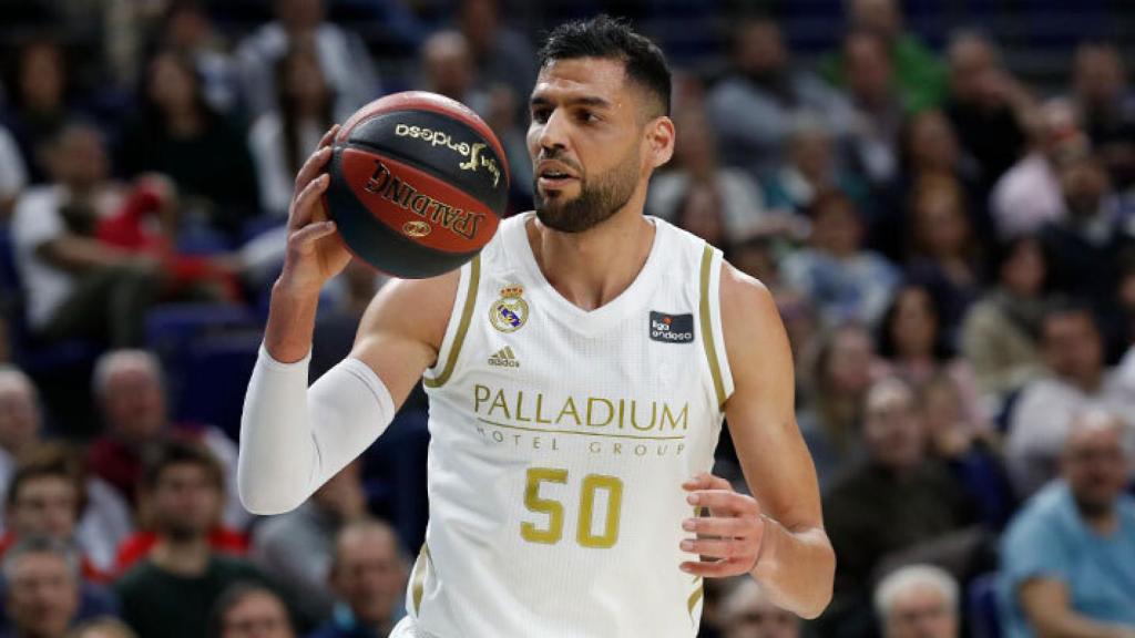 Mejri durante un partido con el Real Madrid