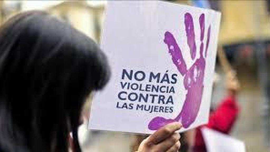 Manifestación contra la violencia de género./