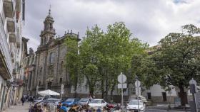 La Capilla de la Universidad de Santiago de Compostela  sufre un acto de vandalismo