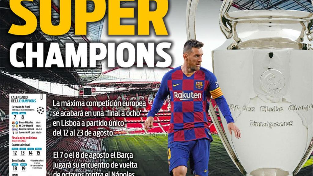 La portada del diario Sport (18/06/2020)