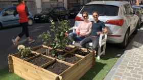 Una vista de Citizen Garden en la Rue Godefroid Devreese, a unos 20 minutos a pie de las sede de la Comisión Europea.