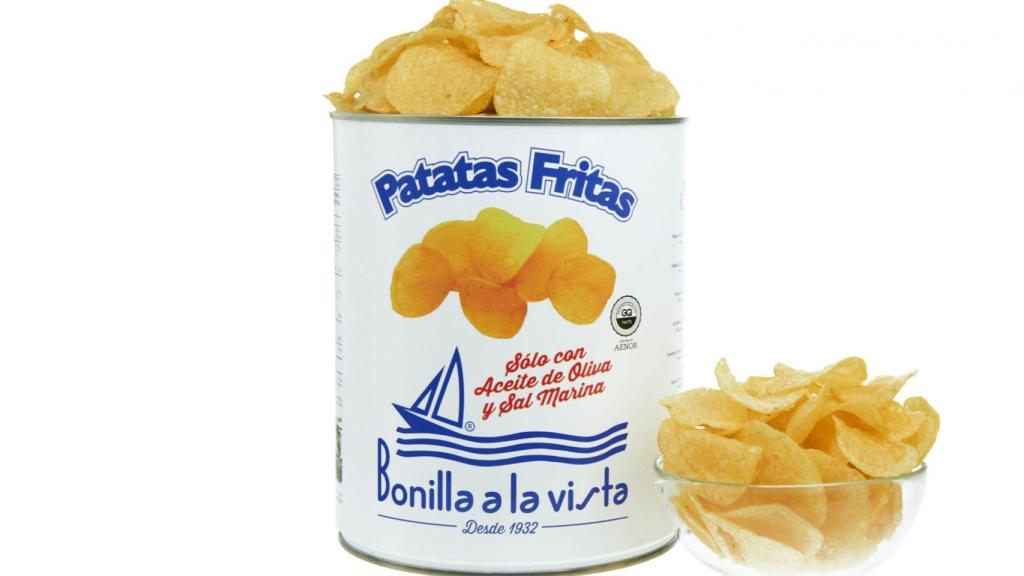 La coruñesa Bonilla a la Vista lanza una nueva lata de sus populares patatas fritas