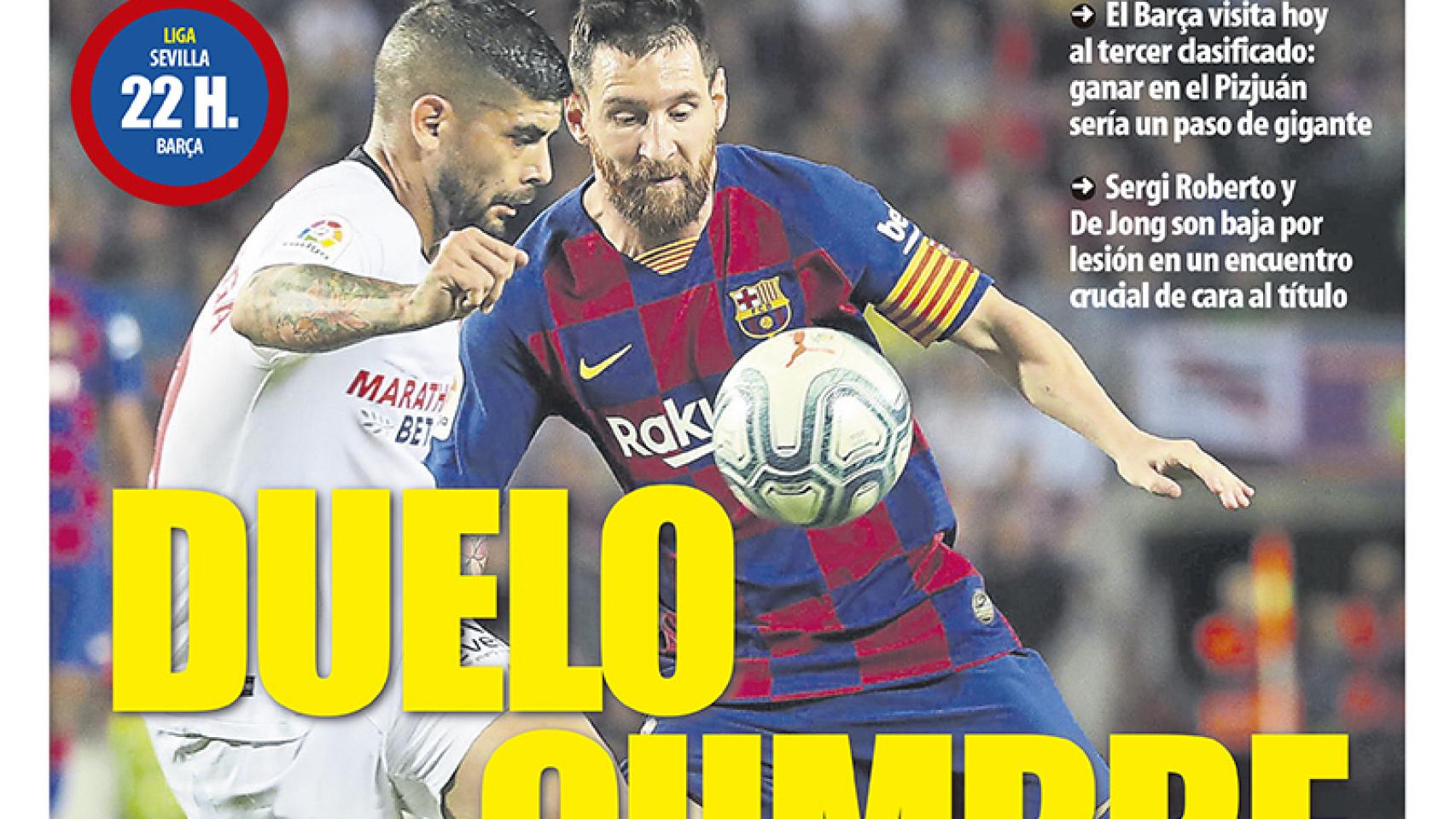 La portada del diario Mundo Deportivo (19/06/2020)