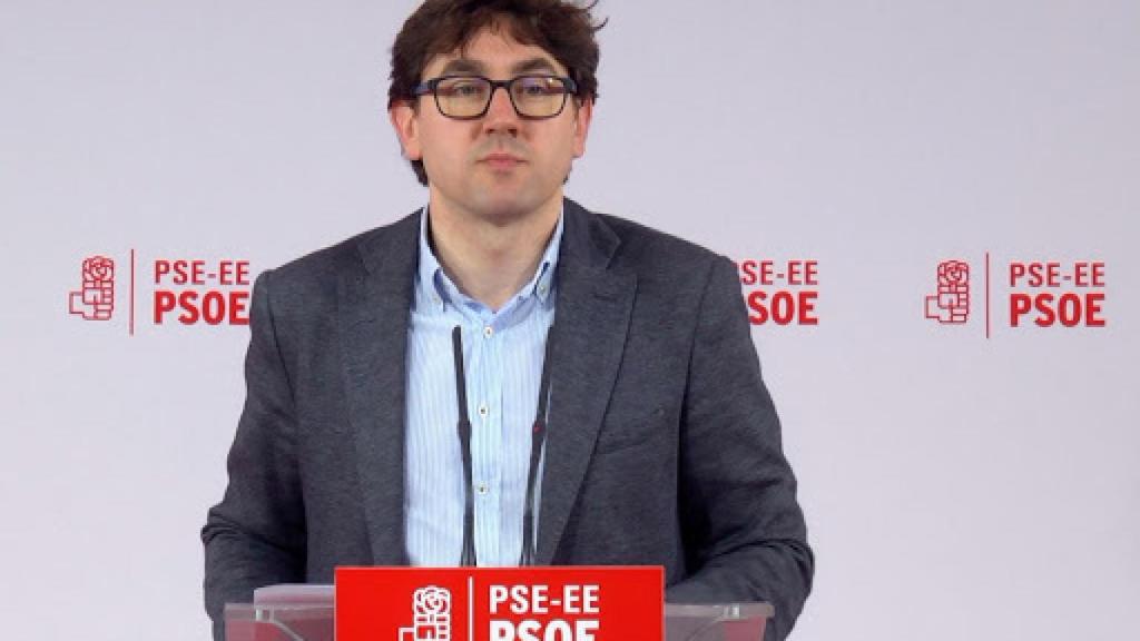 Eneko Andueza, secretario general del PSE-EE en Guipuzcoa.