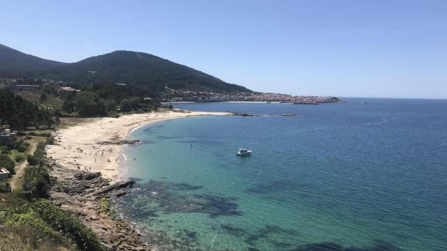 Playa de Caveiro, en Porto do Son (A Coruña)