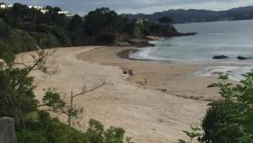 Playa de Perbes esta tarde