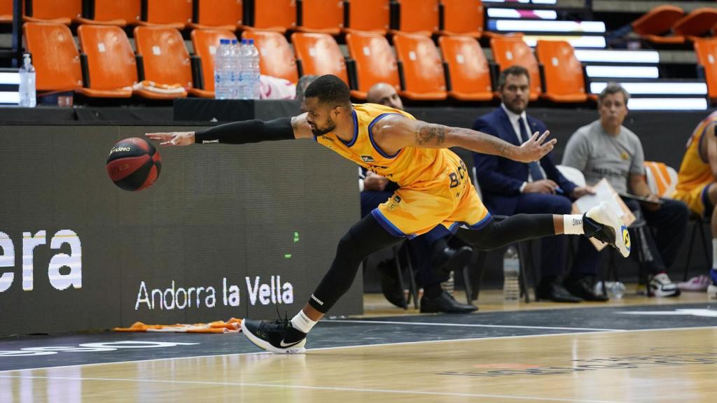 Omar Cook, durante el MoraBanc Andorra - Herbalife Gran Canaria