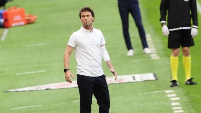 Rubi, durante el Athletic - Betis