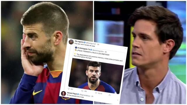 Gerard Piqué ataca a Edu Aguirre, de El Chiringuito